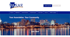 Desktop Screenshot of pasae.org